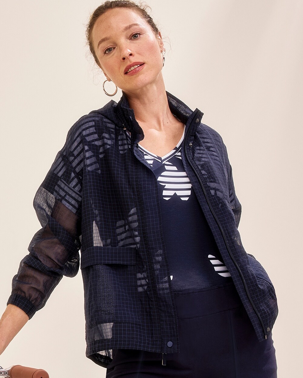 Zenergy\u00AE Sheer Textured Jacket