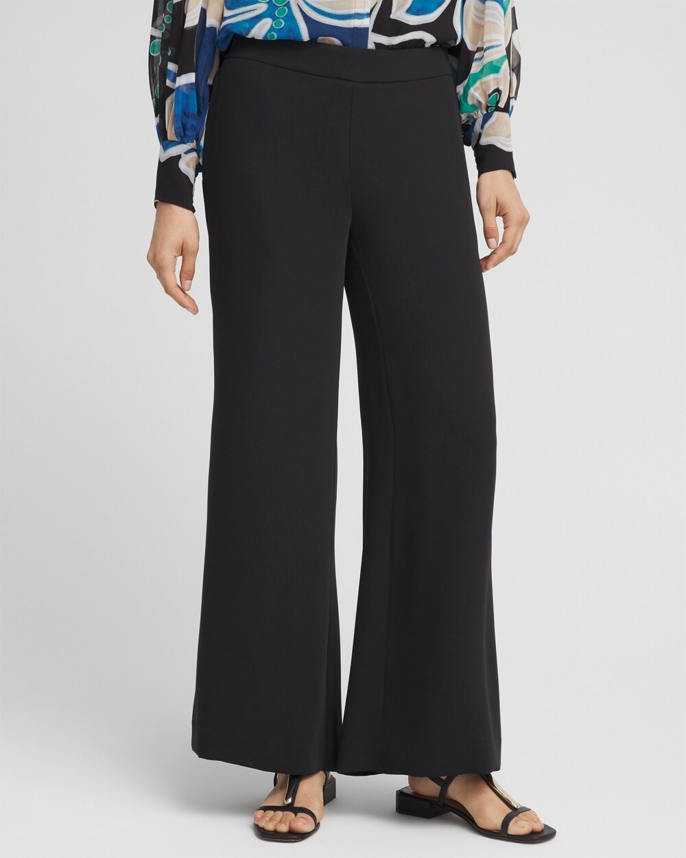 Pull-on Wide Leg Pants