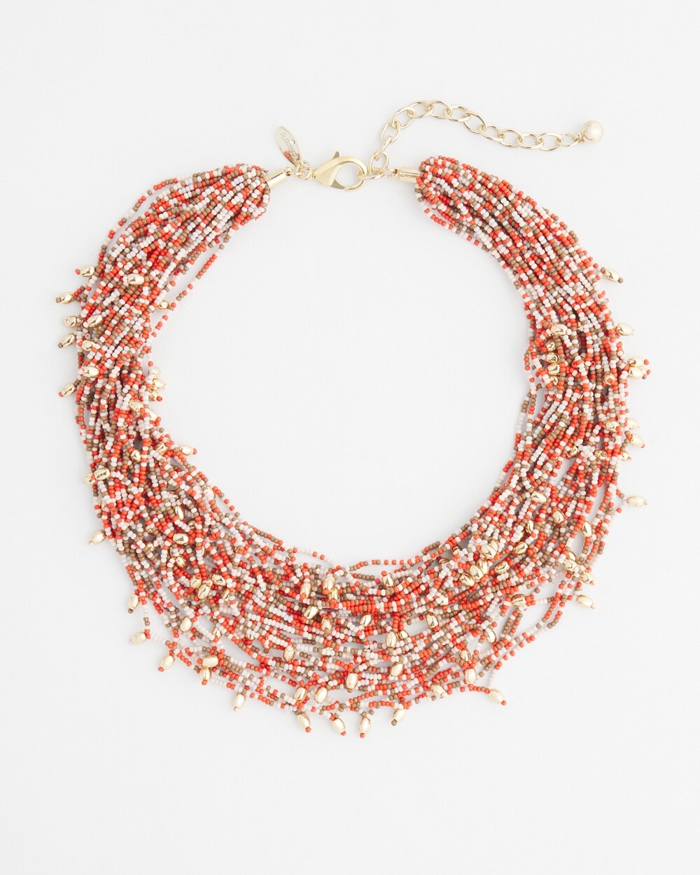 Seed Bead Bib Necklace