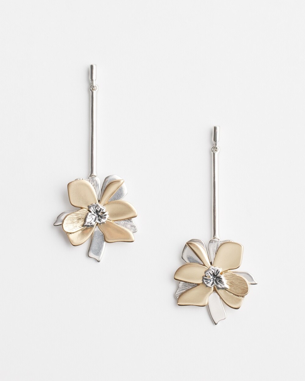 No Droop&#8482; Floral Drop Earrings