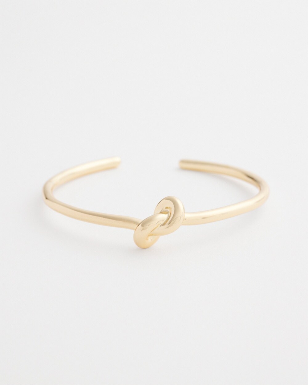 Gold Tone Knot Cuff Bracelet