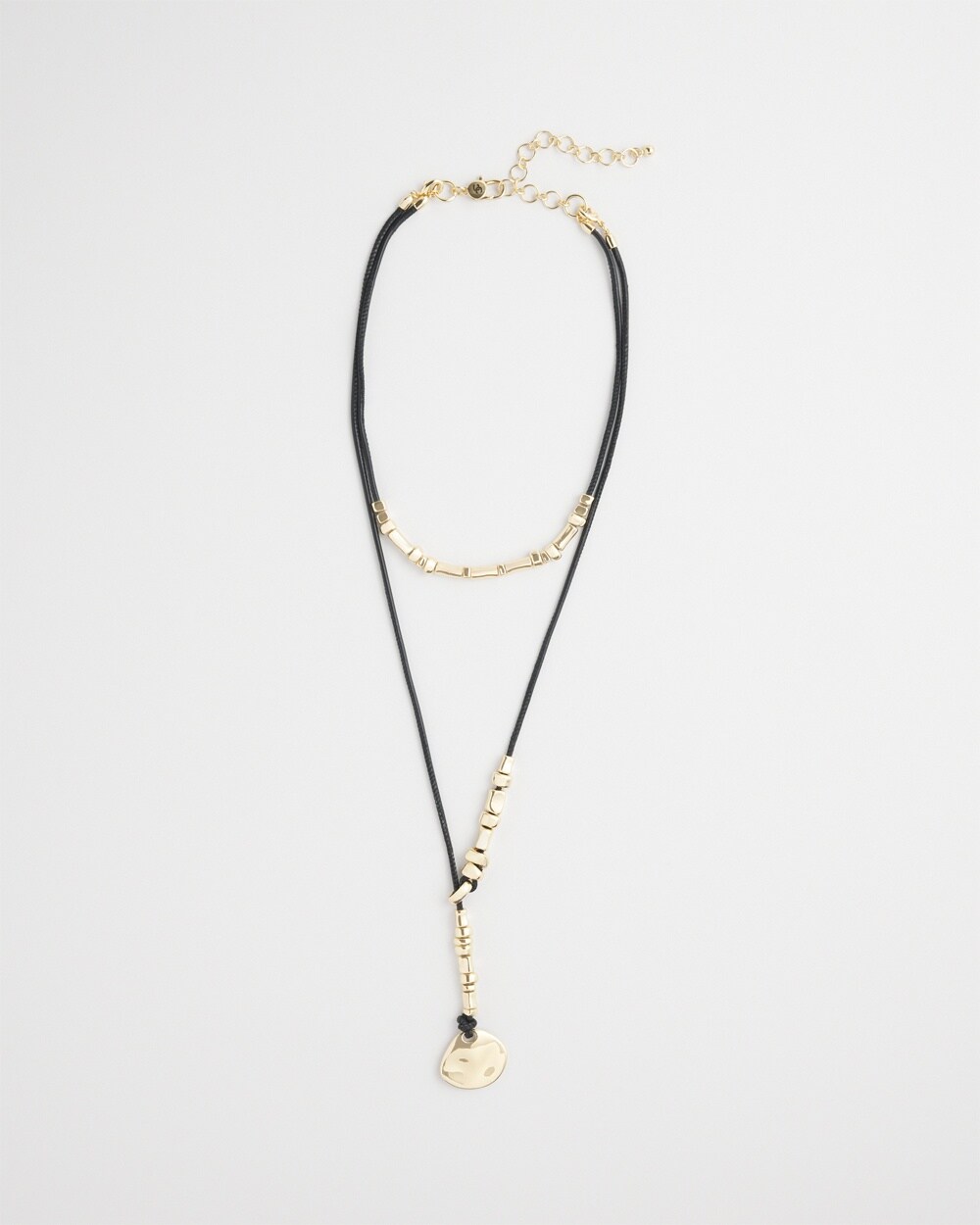 Convertible Gold Tone Y-Necklace