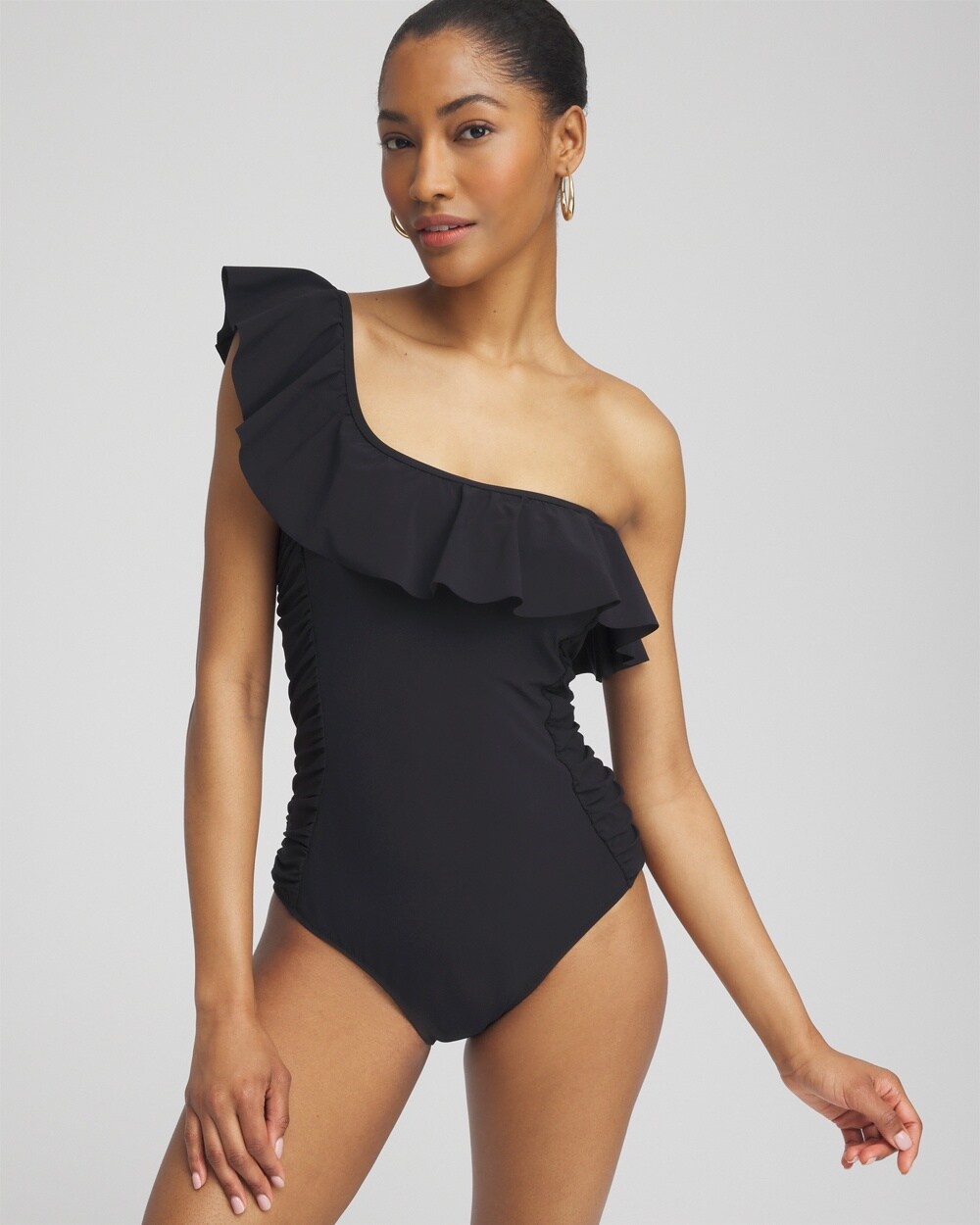 Gottex One Shoulder One Piece Swimsuit