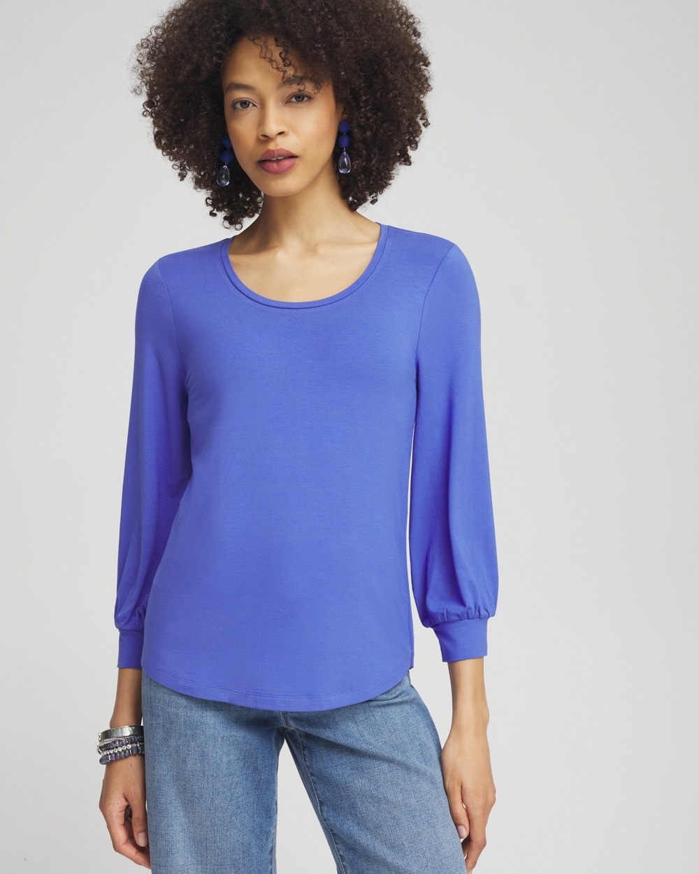 Touch of Cool\u2122 Smock Sleeve Tee