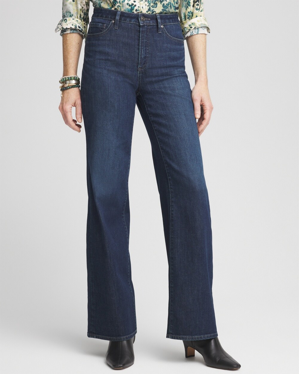 High Rise Wide Leg Jeans