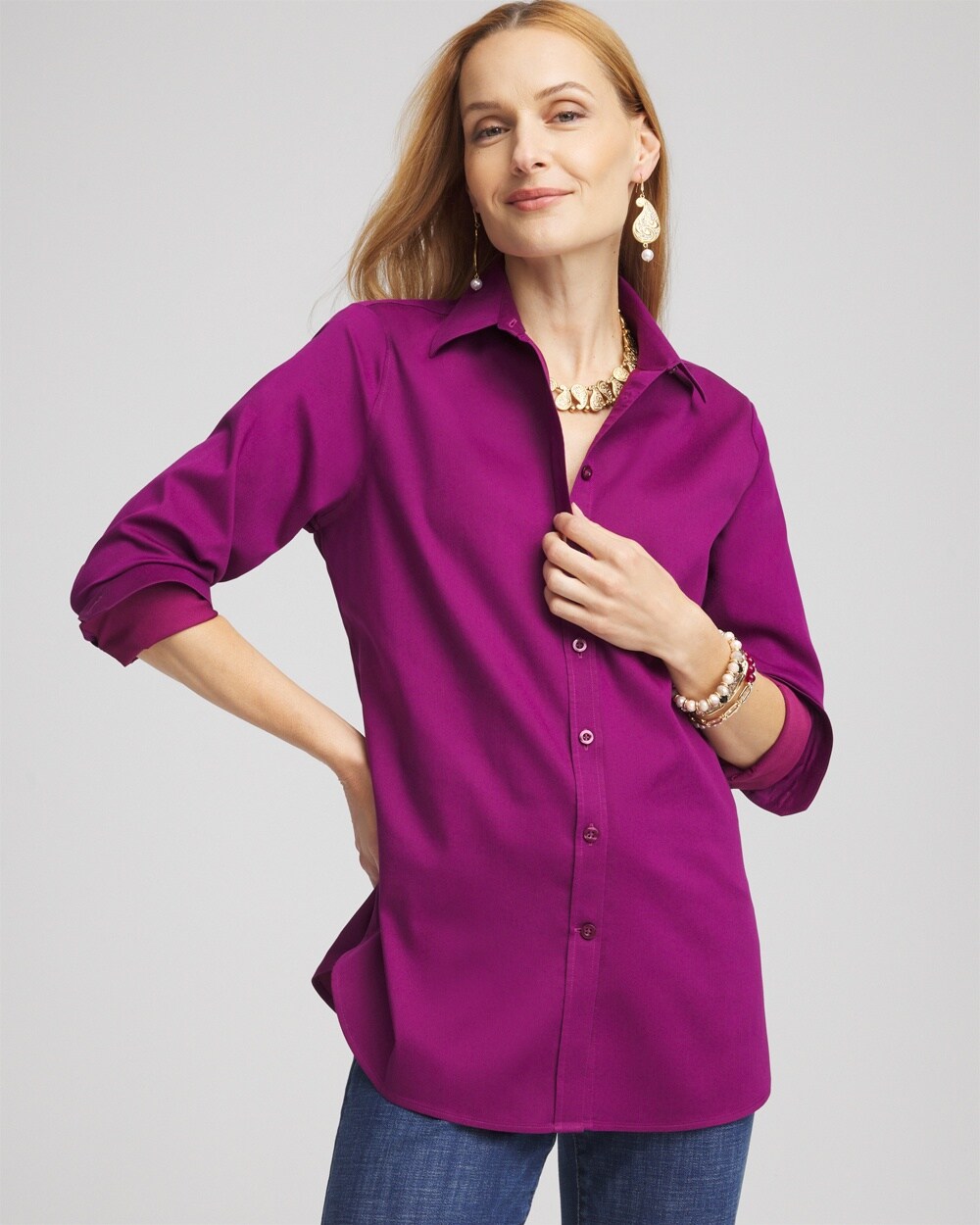 No Iron\u2122 Stretch Shirt