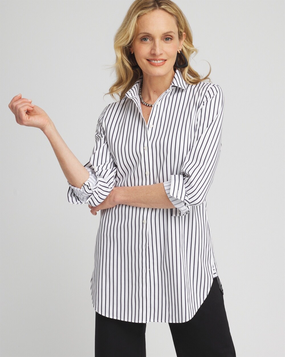 No Iron&#8482; Stripe Tunic