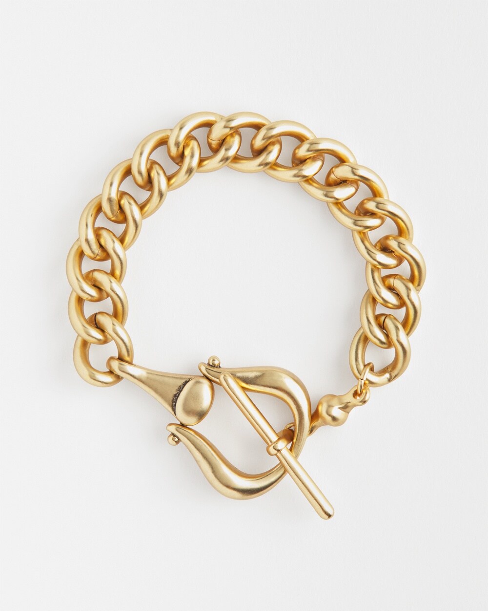 Gold Tone Horsebit Bracelet