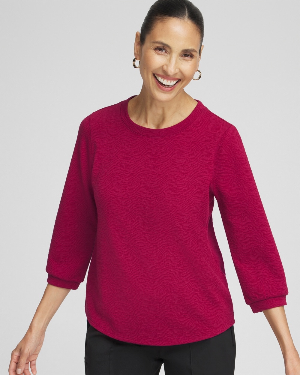 Zenergy\u00AE Textured Pullover Top