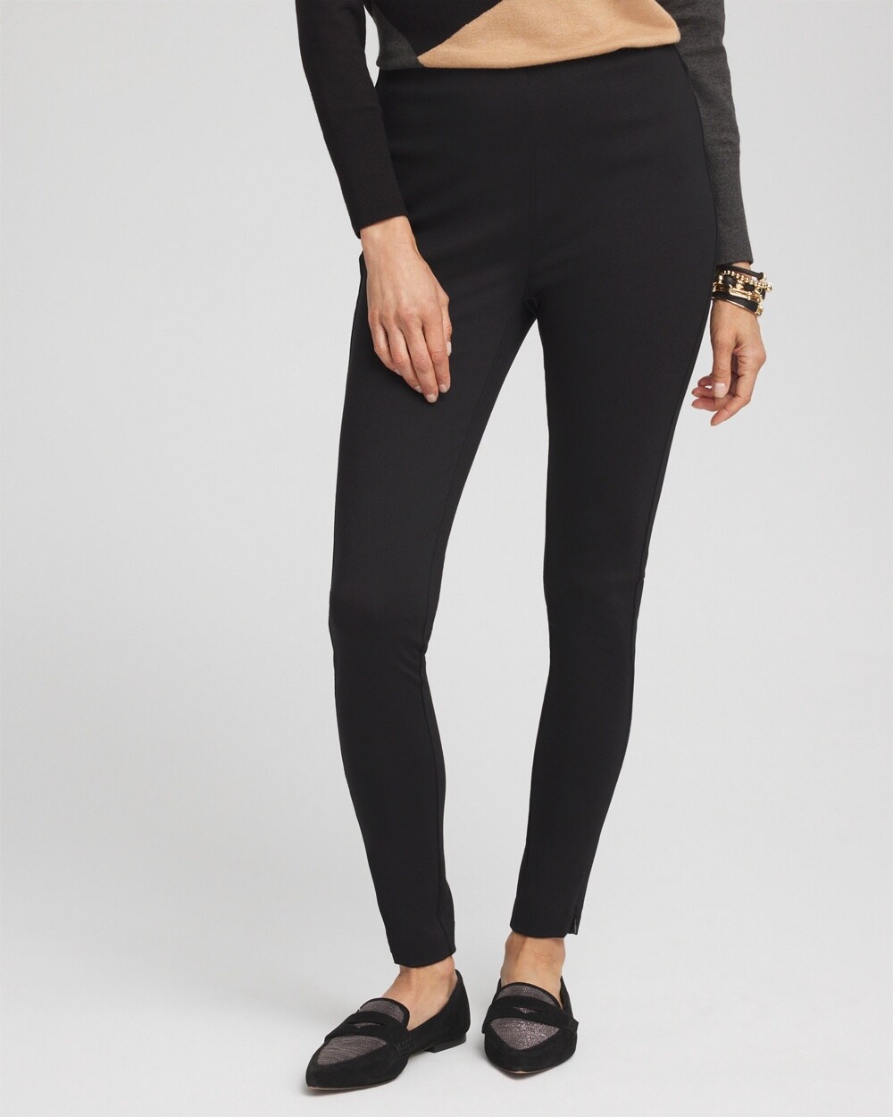 Juliet Ankle Zip Ponte Legging