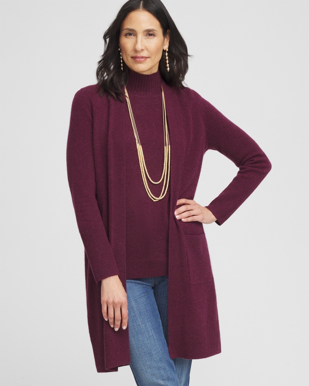 Cashmere Duster Cardigan