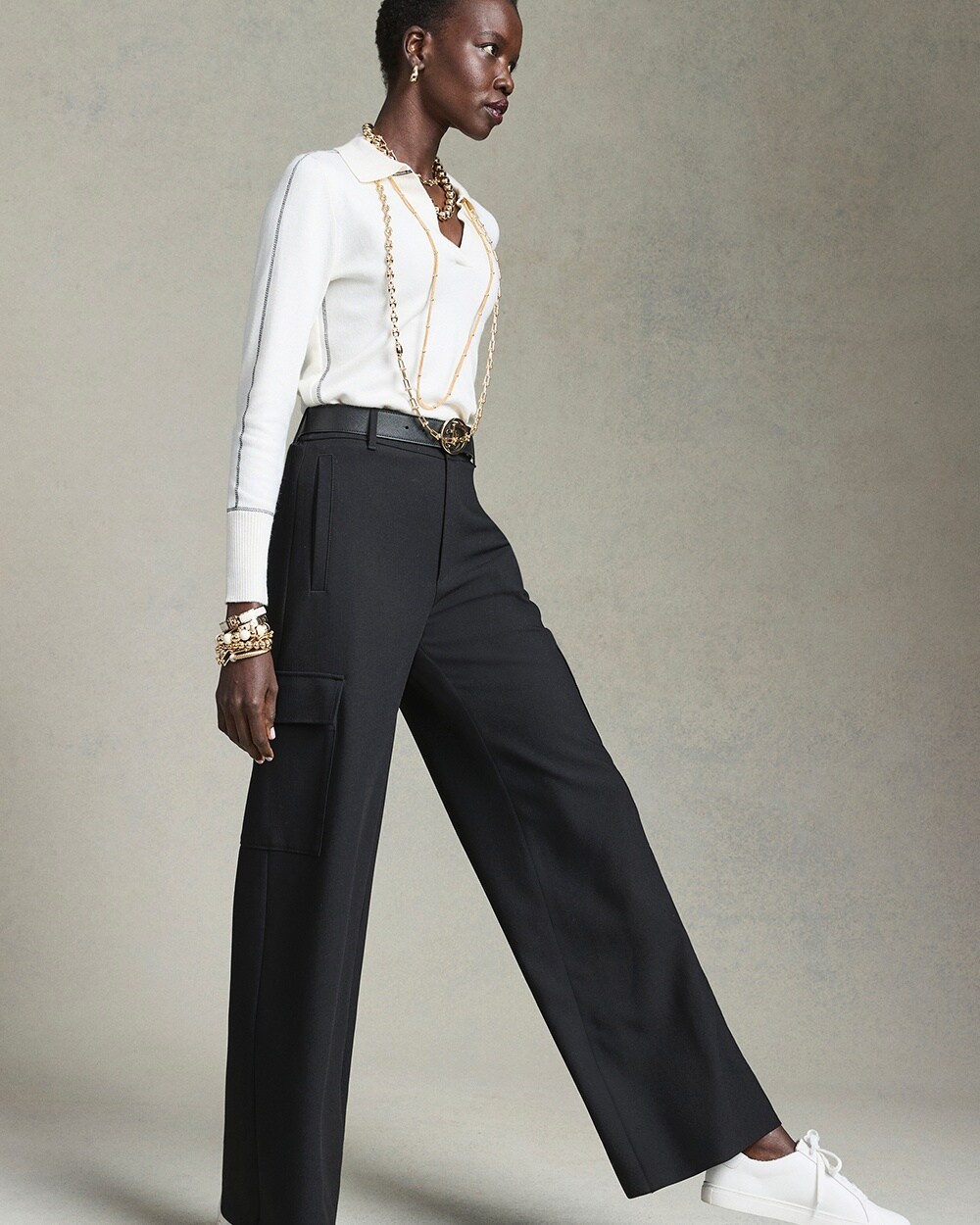 Cargo Wide Leg  Pants