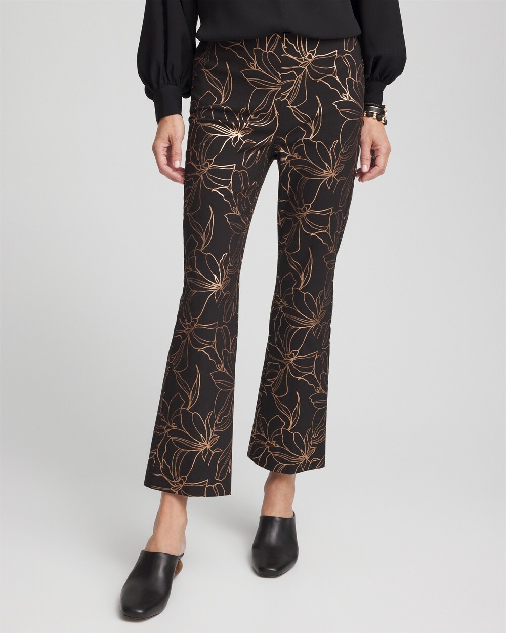 Juliet Fall Print Kick Flare Pants