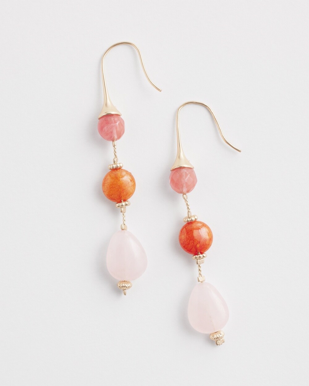 No Droop&#8482; Natural Stone Earrings