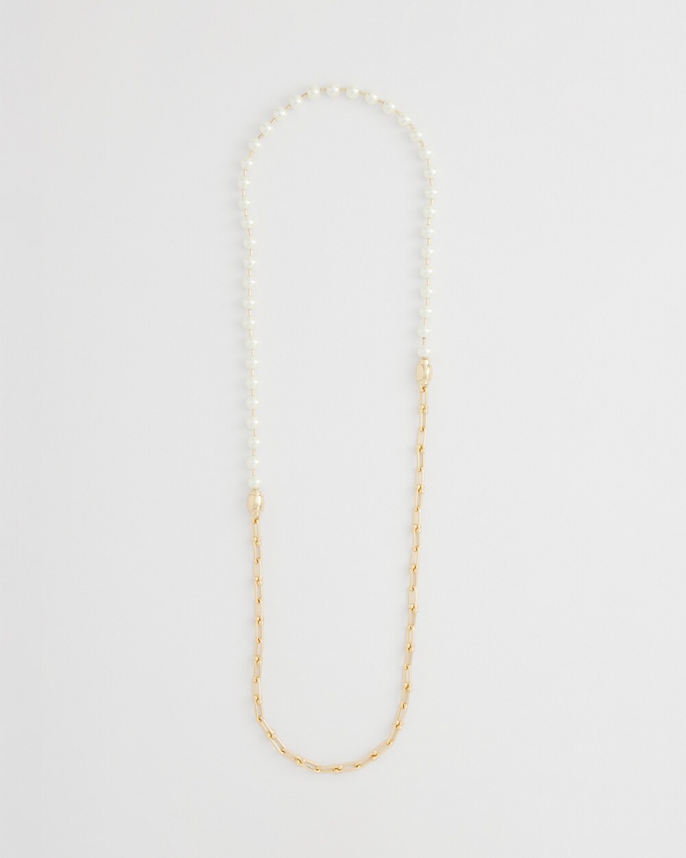 MagneticMix&#8482; Faux Pearl Links Necklace