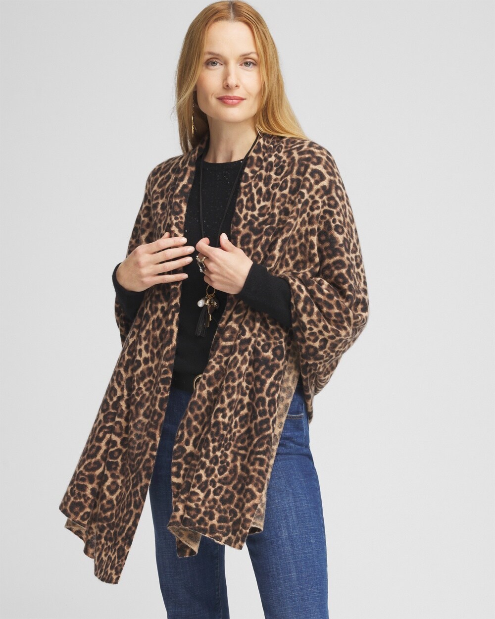 Leopard Cashmere Wrap