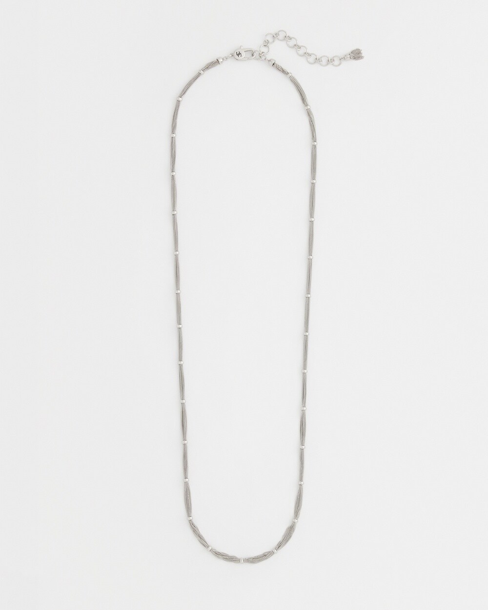 Silver Tone Single Strand Necklace