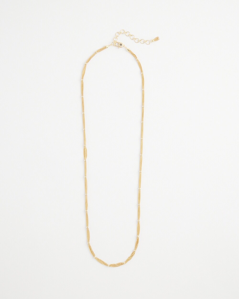 Gold Tone Single Strand Necklace