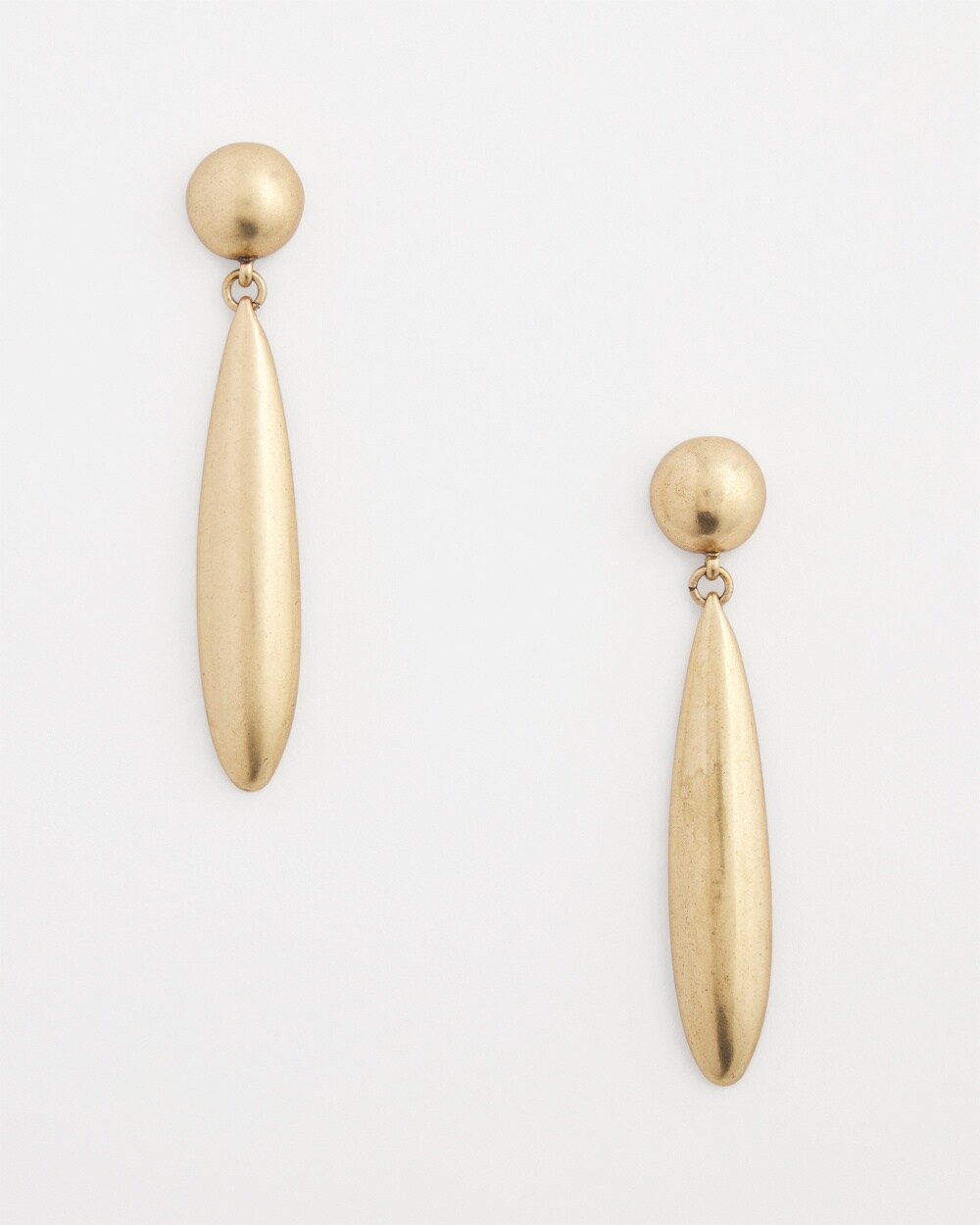 Gold Tone Drop Earrings