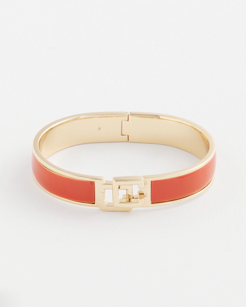 Chico's Click Orange Bangle Bracelet