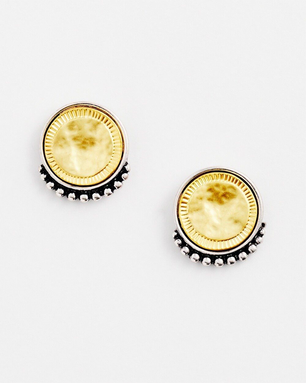 No Droop&#8482; Coin Stud Earrings