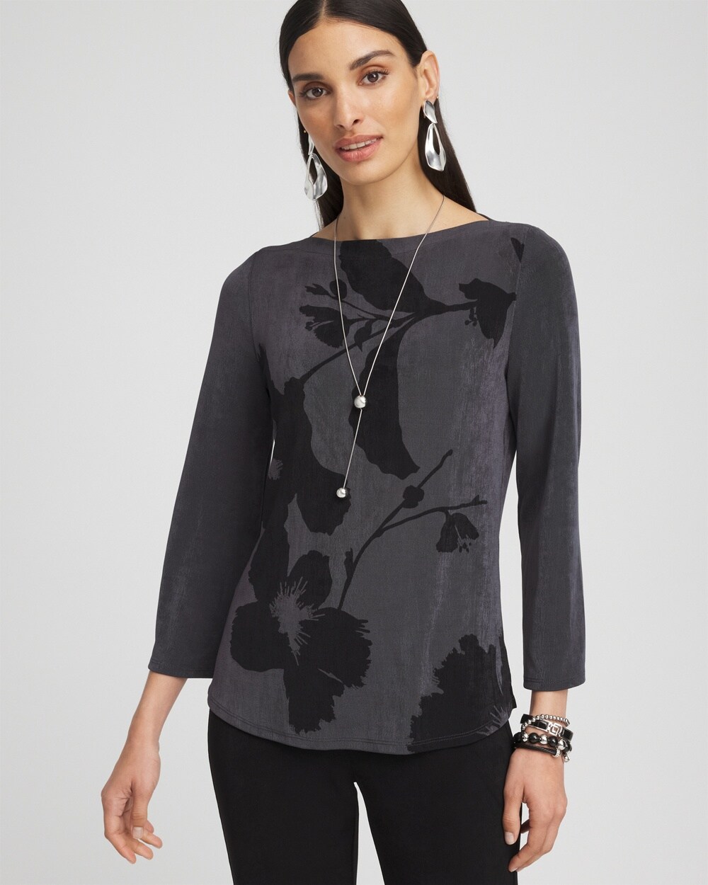 Travelers&#8482; Modern Floral Tunic