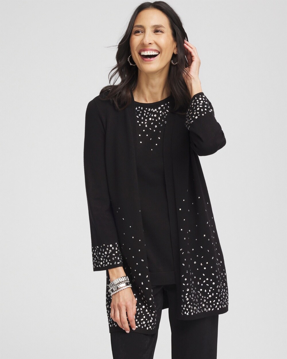 Travelers\u2122 Rhinestone Cardigan