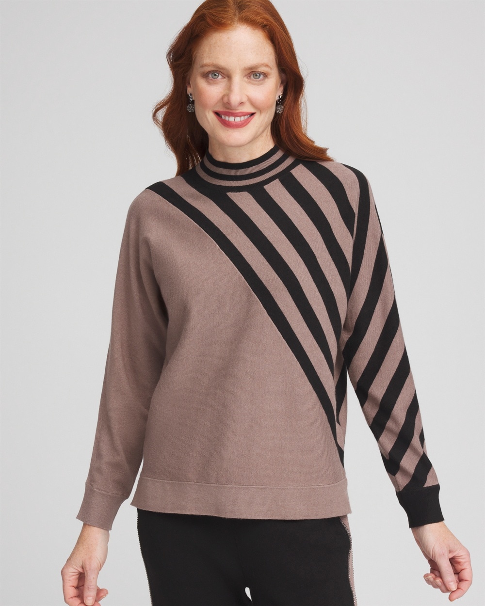 Zenergy\u00AE Luxe Cashmere Blend Striped Sweater