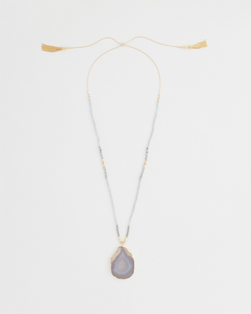 Adjustable Agate Stone Necklace