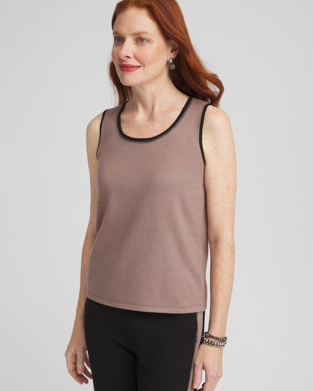 Zenergy\u00AE Luxe Cashmere Blend Ballchain Tank