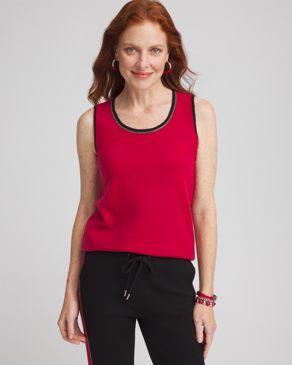 Zenergy\u00AE Luxe Cashmere Blend Ballchain Tank