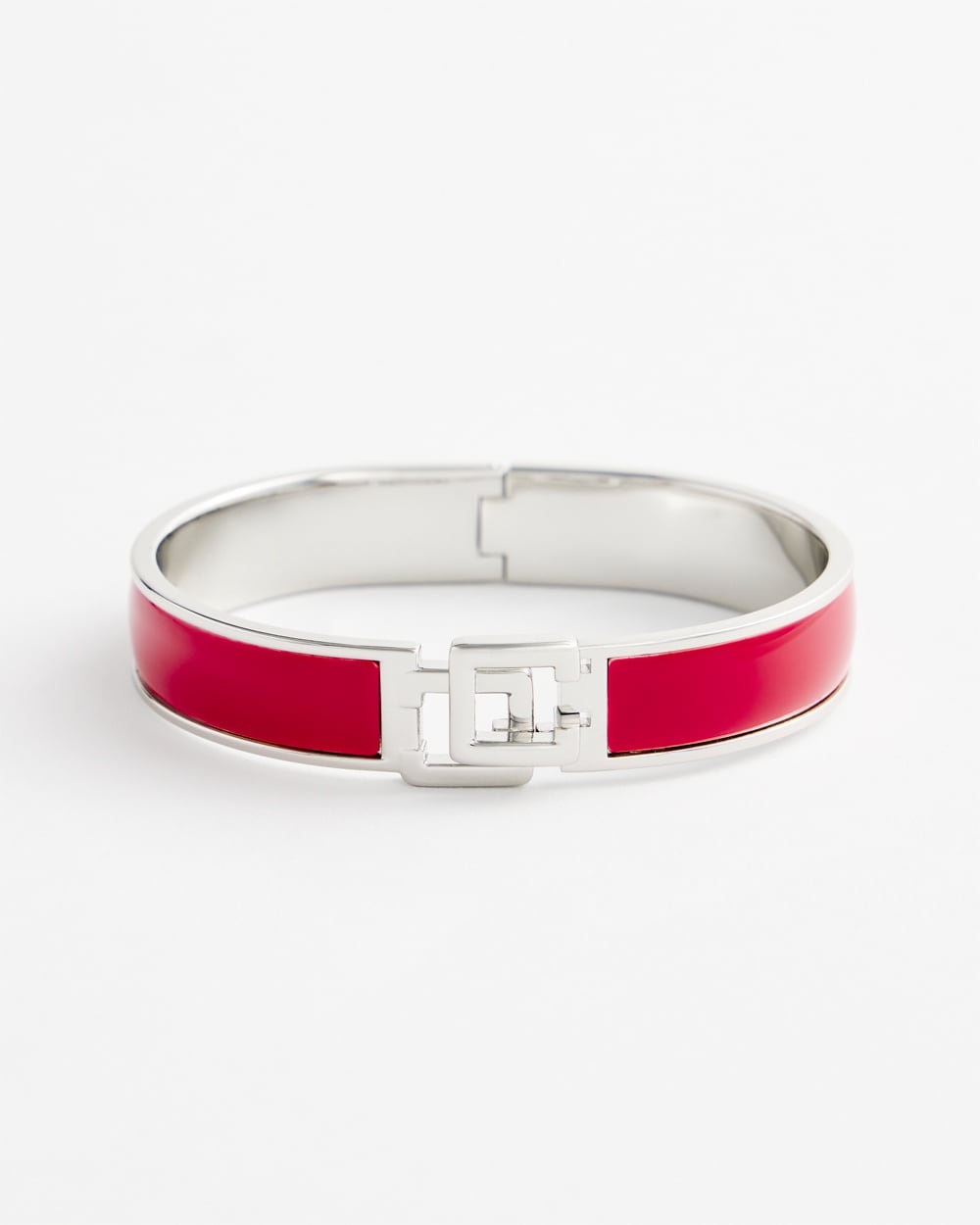 Chico's Click Red Bangle Bracelet