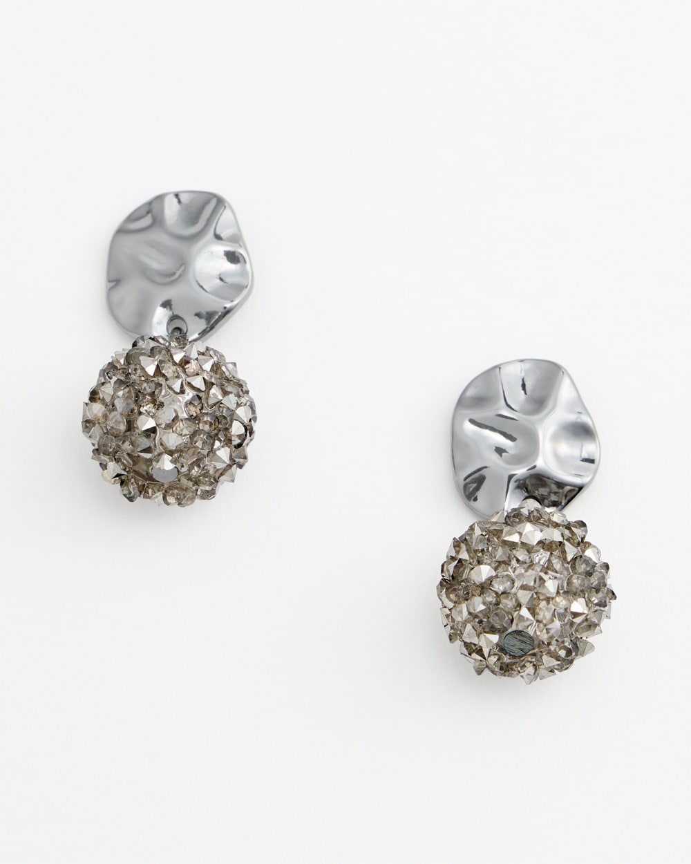 No Droop\u2122 Glitzy Ball Drop Earrings