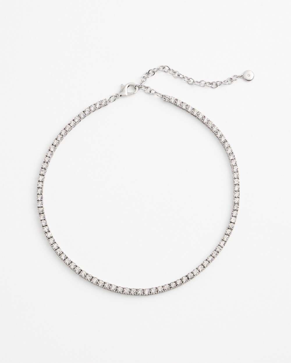 Silver Tennis Necklace