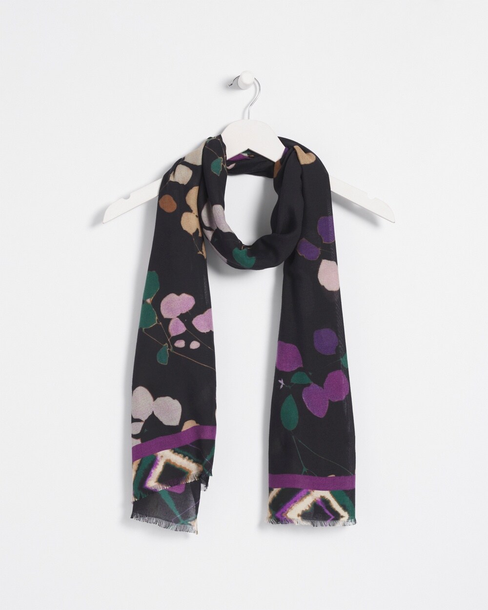 Floral Sprigs Oblong Scarf