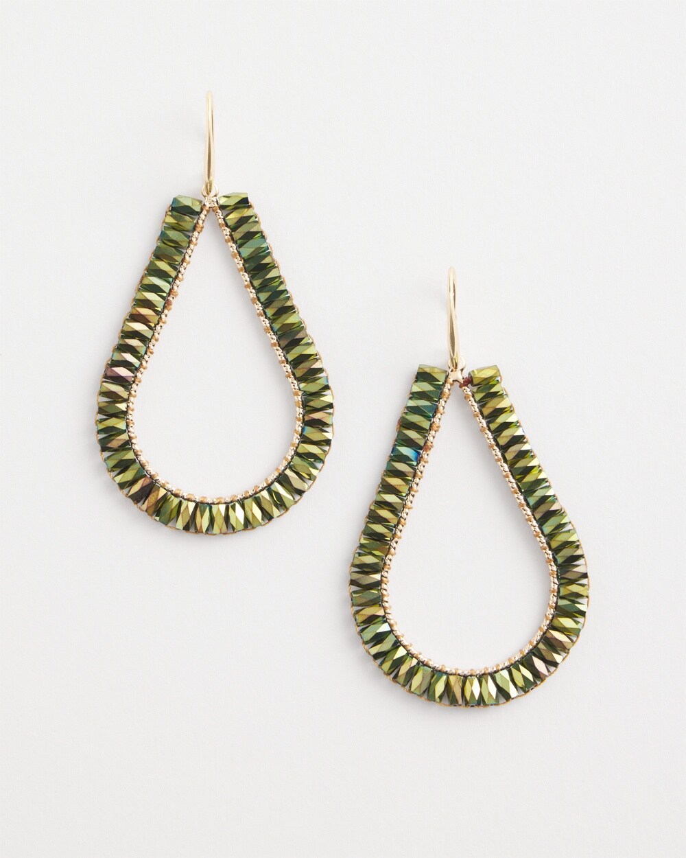 No Droop&#8482; Juniper Beaded Teardrop Earrings