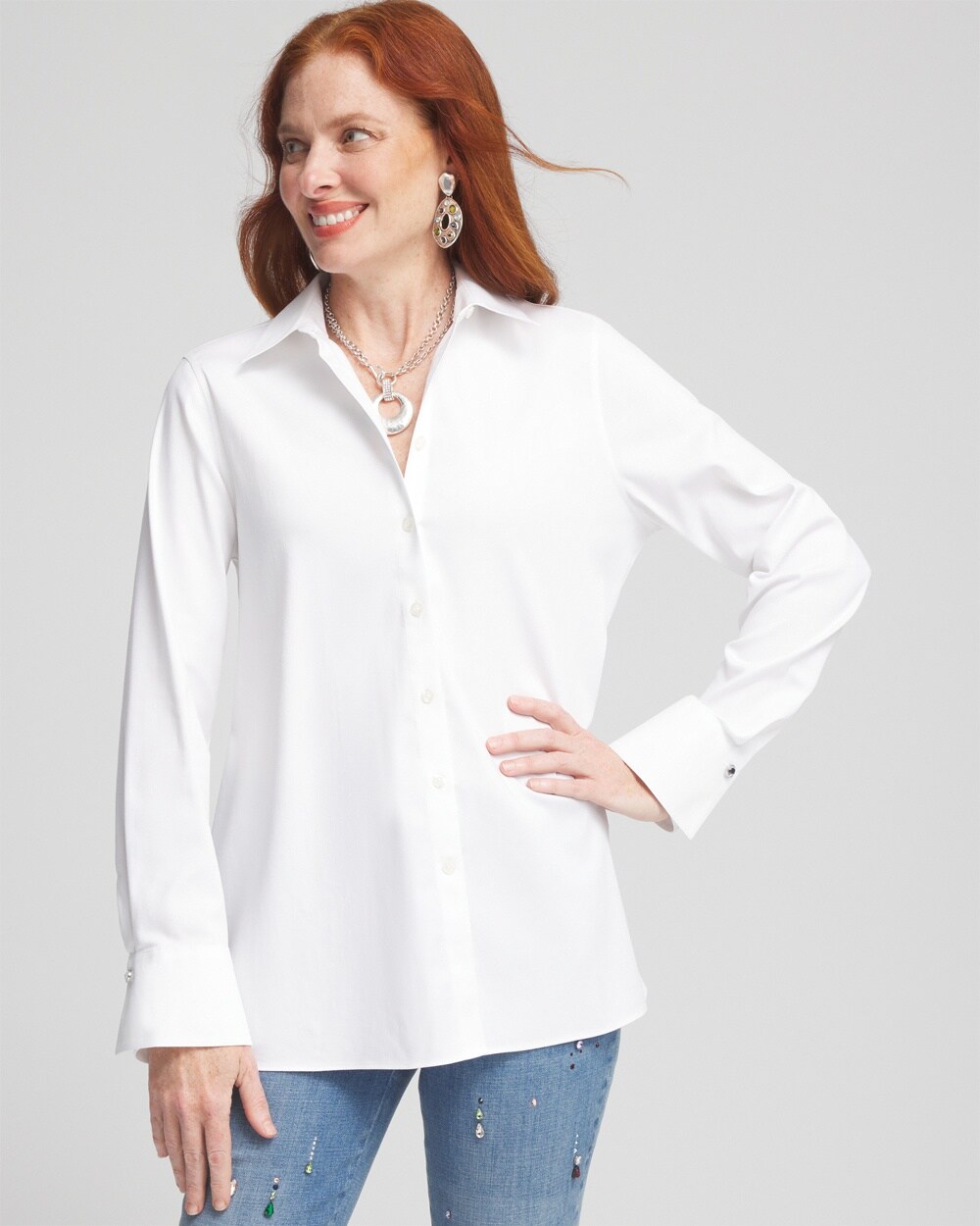 No Iron\u2122 Trapeze Shirt