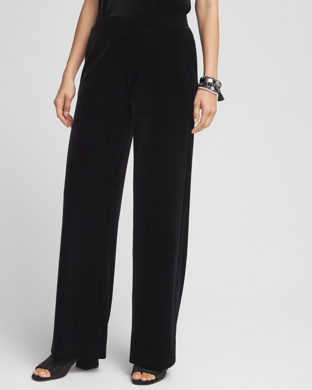 Travelers\u2122 Velvet Wide Leg Pant