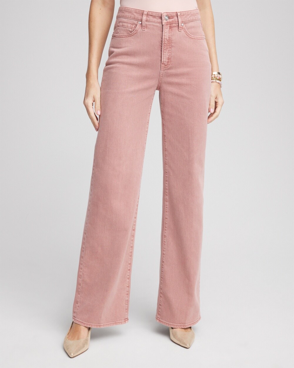 High Rise Wide Leg Jeans