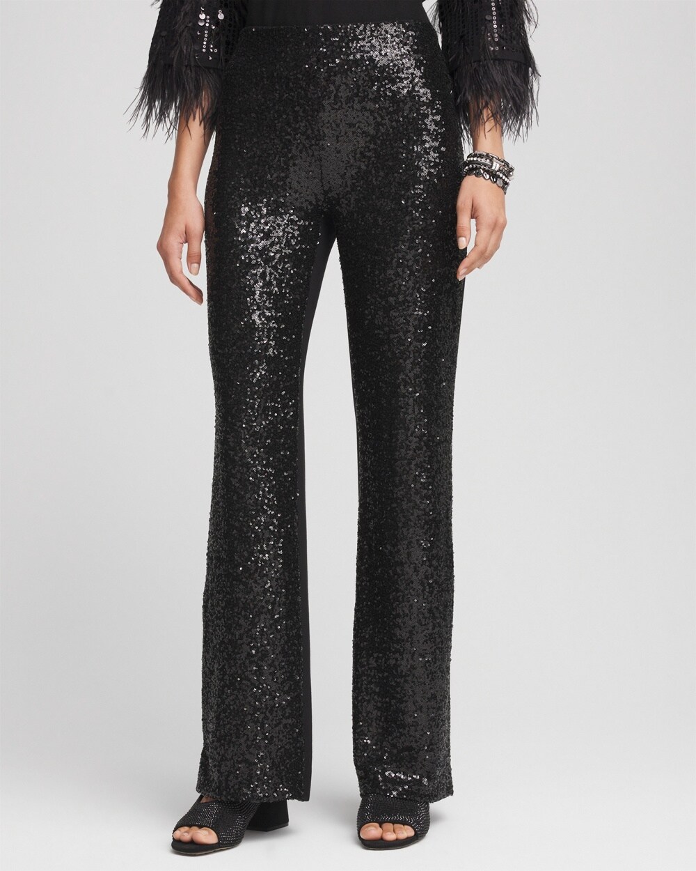 Juliet Sequin Wide Leg Pant