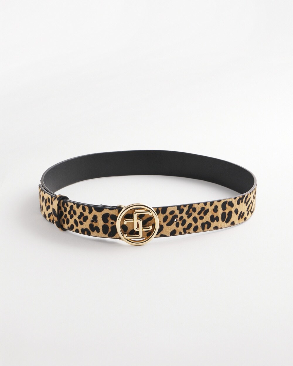 CC Logo Leopard Trouser Belt