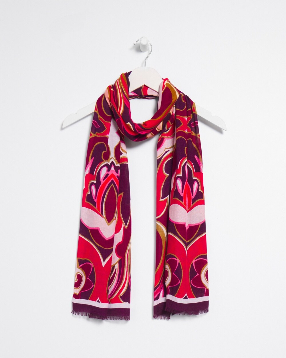 Swirl Print Scarf