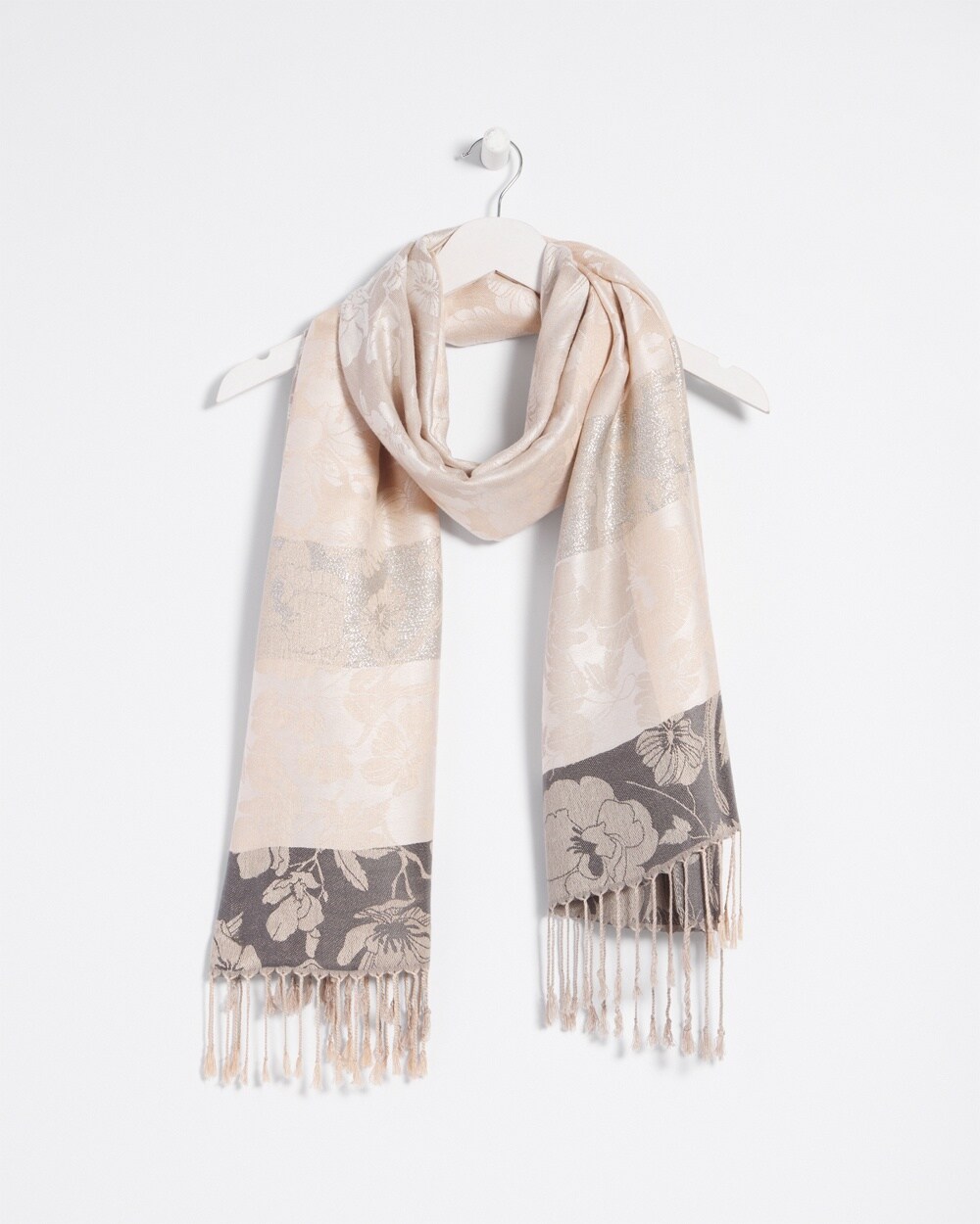 Shimmer Jacquard Scarf