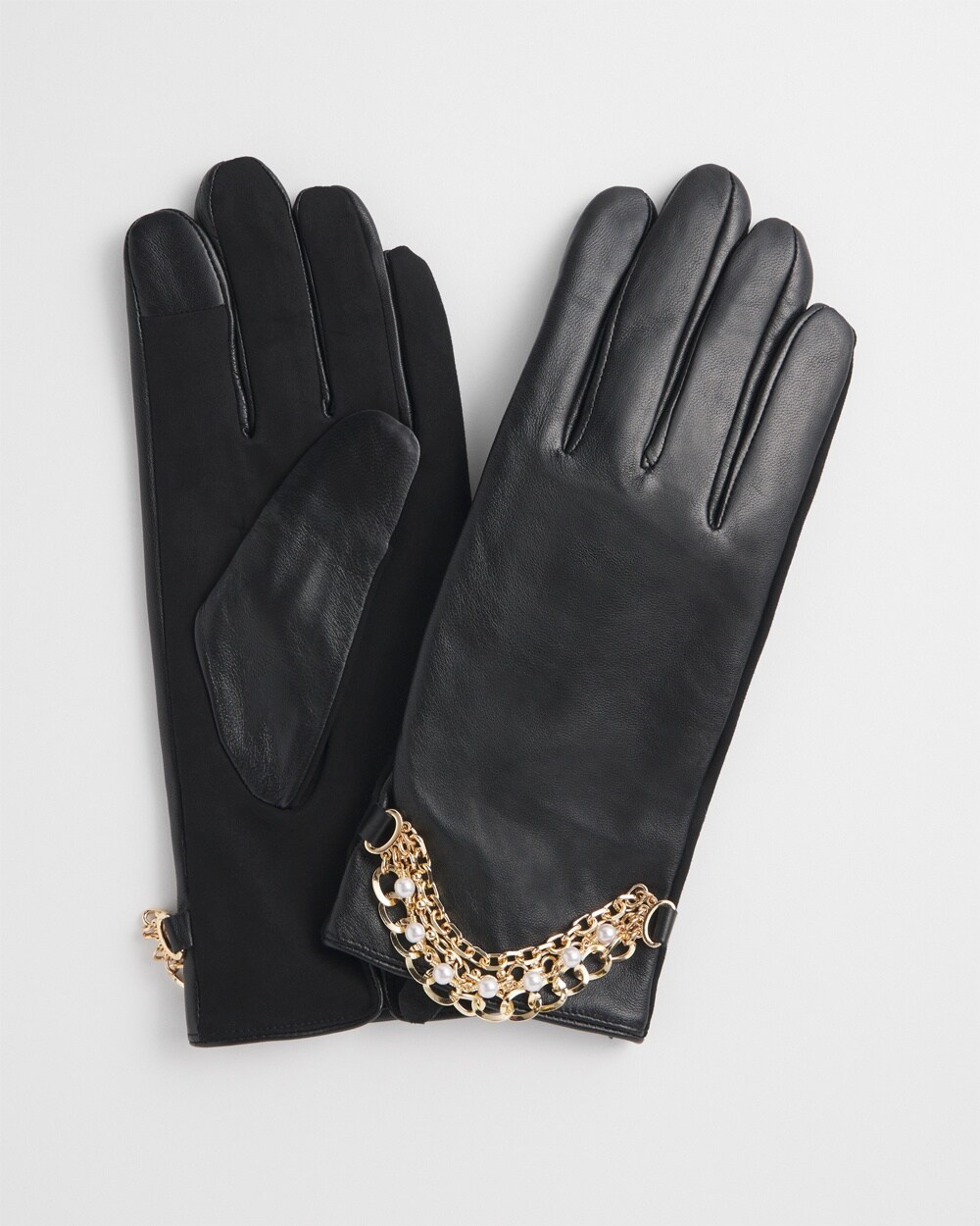 Bracelet Black Leather Gloves