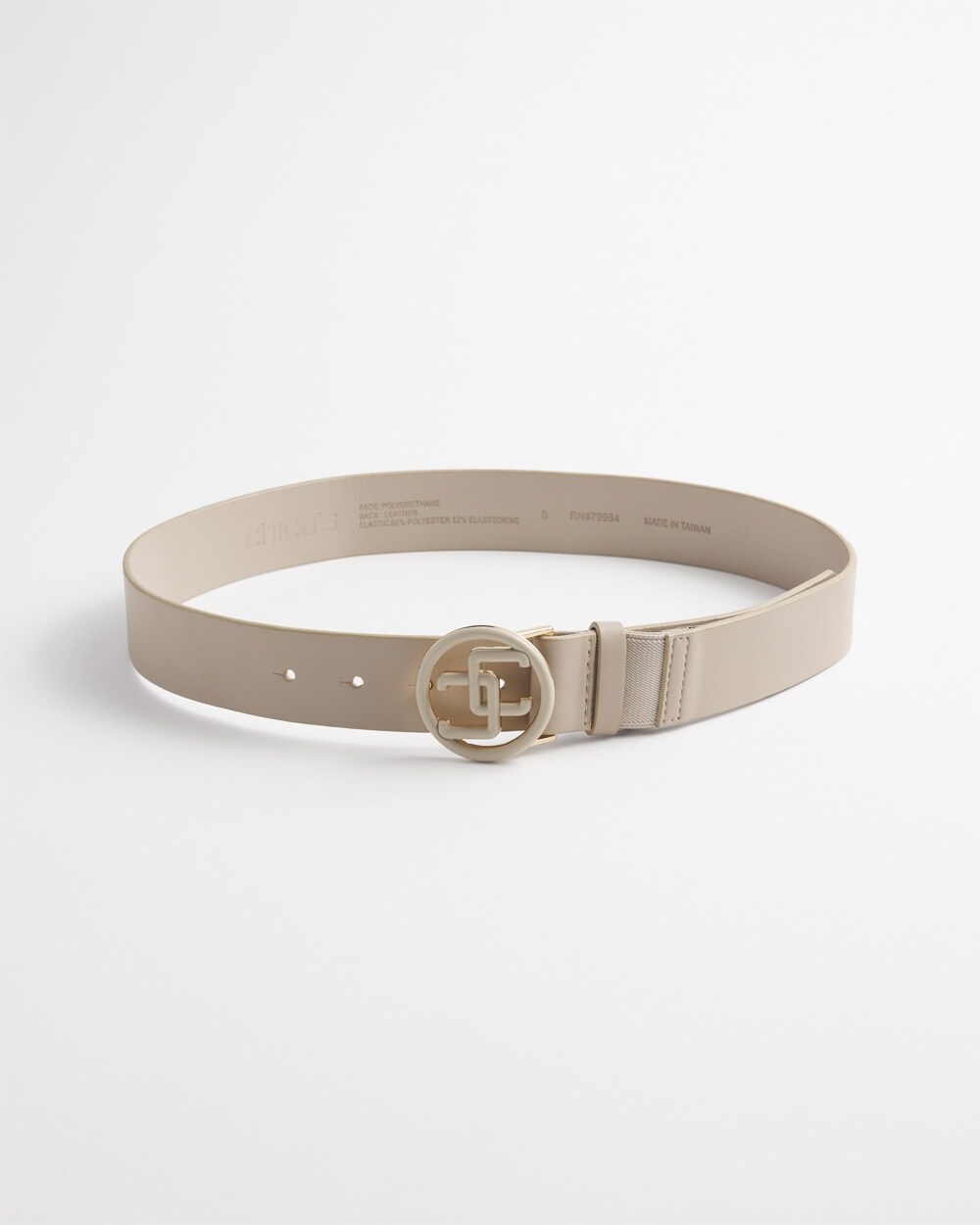 Matte CC Logo Sretch Belt