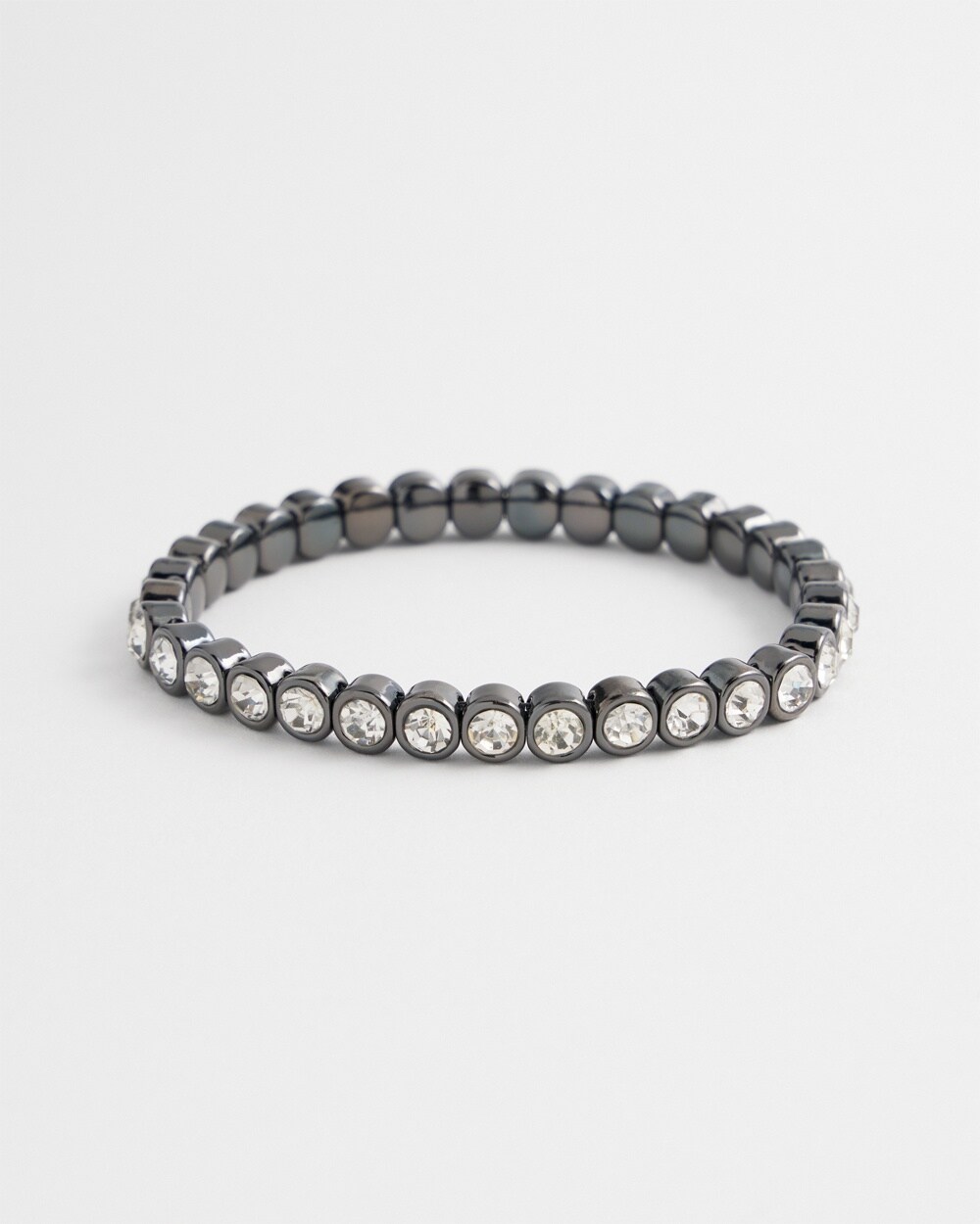 Faux Tennis Stretch Bracelet