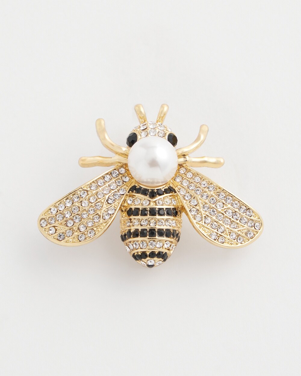 Pav\u00E9 Bumble Bee Brooch