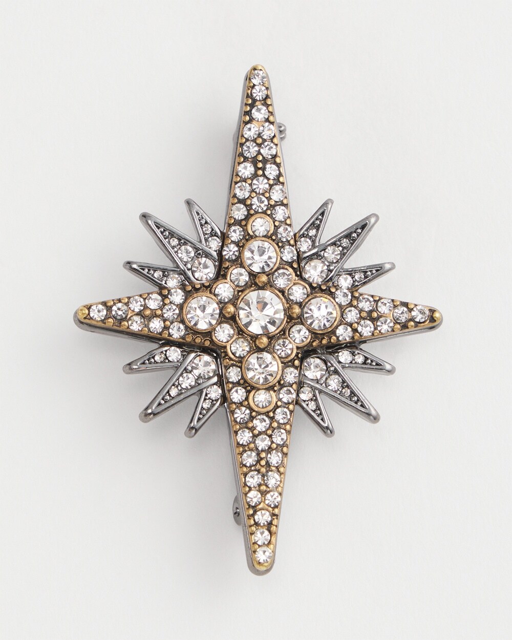 Embellished North Star Brooch