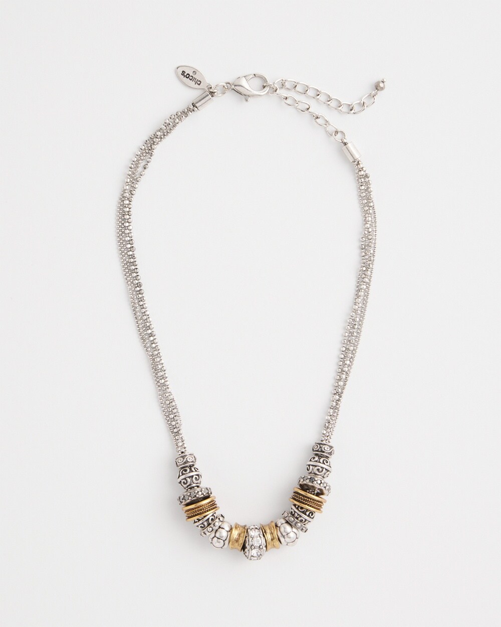 Mixed Metal Accents Necklace