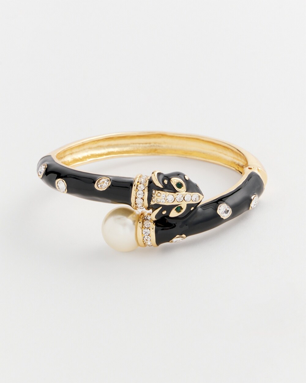 Jaguar Pav\u00E9 Bangle Bracelet